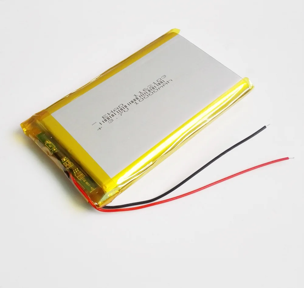 Batterie aste au lithium polymère articulation Fuchsia, batterie aste pour GPS, PSP, DVD, batterie externe, 9 ", 11", Pad, tablette, PC, ordinateur portable, Nootbook 3.7, 10000 V, 1162103 mAh