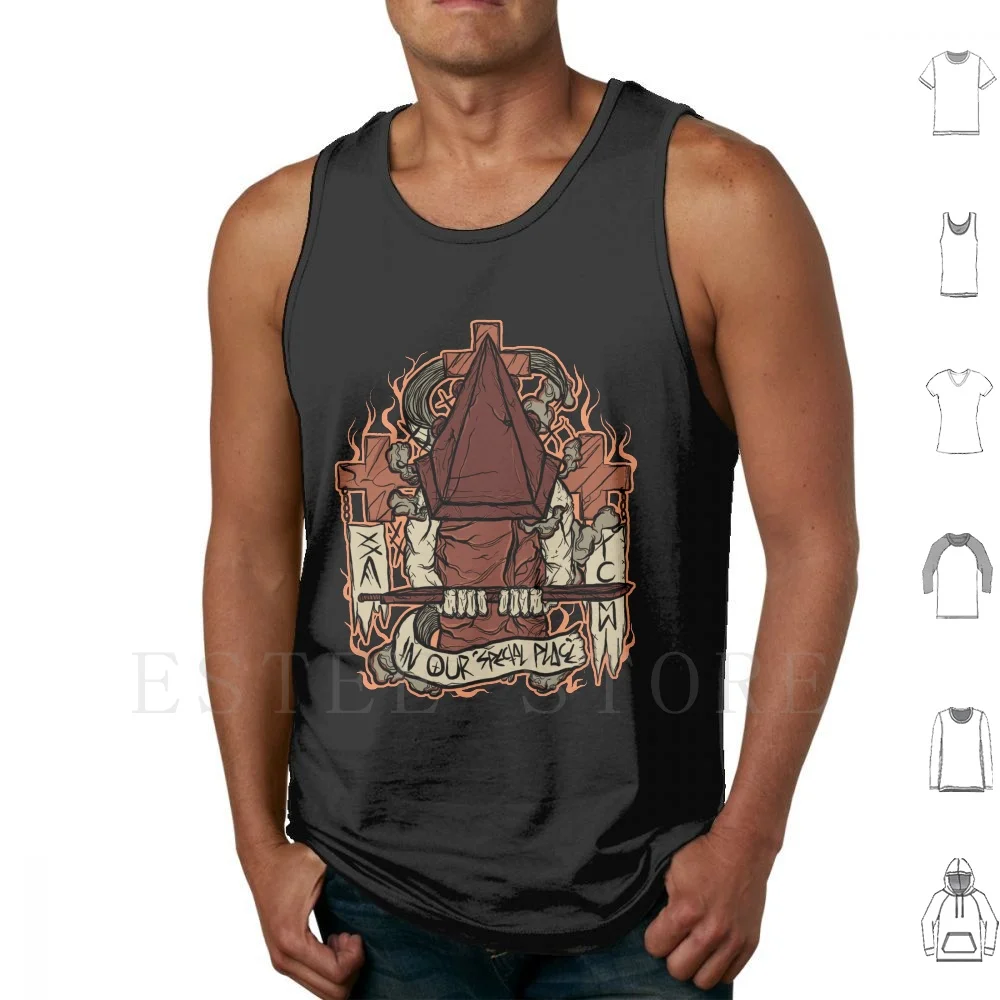 Silent Hill 'in Our Special Place' Tank Tops Vest Silent Hill Pyramid Head Red Thing James Two 2 Silent Hill 2 Our