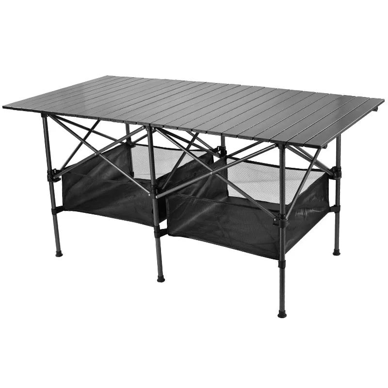 Camping Folding Table Hiking Portable Picnic Tourist Backpacking Lightweight Barbecue Equipment Supplies Homful Collapsible