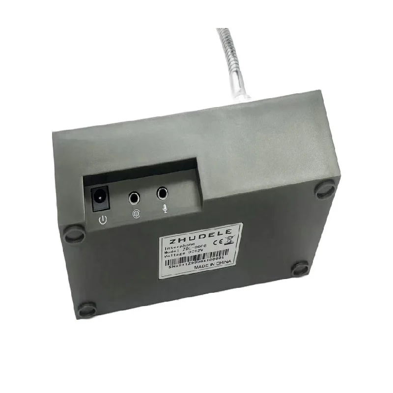 ZDL-9908 Dual-Way Counter Interphone Audio Record Output Anti-interference Window Intercom System For Bank Hospital Bus Station