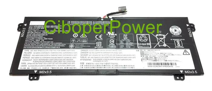 

7,68 В 48 Втч L16M4PB1 5B10M52738 L16C4PB1 5B10M52739 730 Аккумулятор для ноутбука серии 720-13IKB