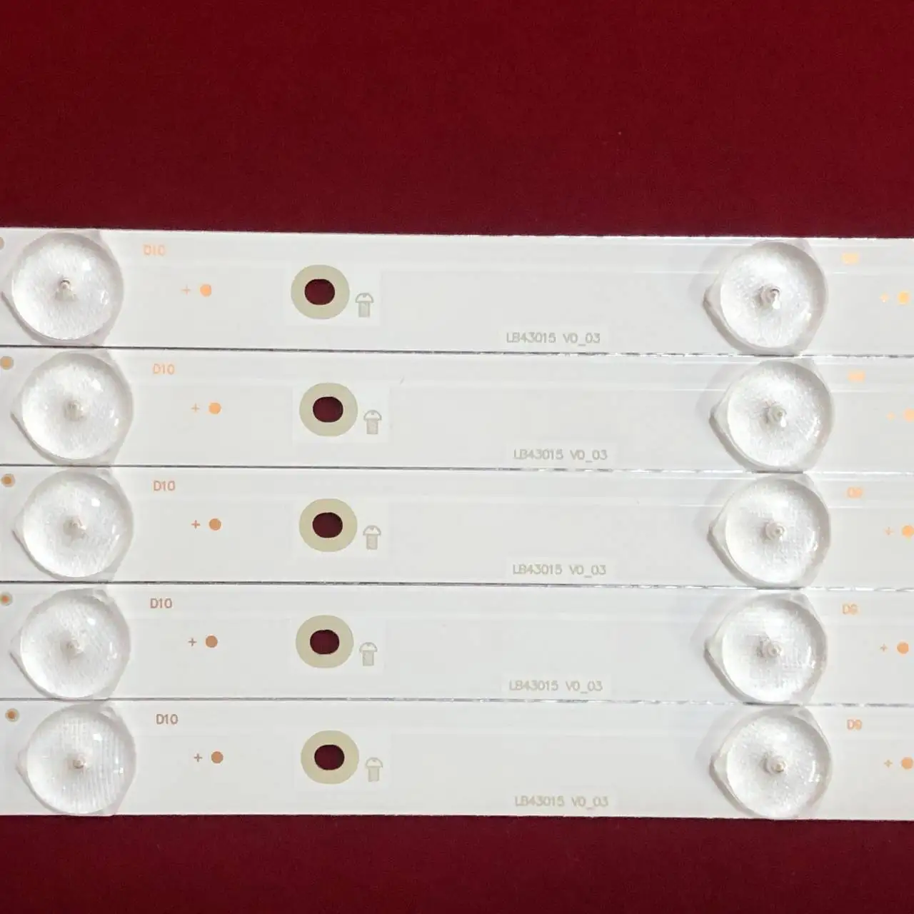 50PCS LED strip  LB43003 LB43102 LB43101 LB43105 V0_01 For  TPT430H3 43PFS4131 43PFS5531 43PFS5532 43PUT4900 43PUK4900 43PUH4900