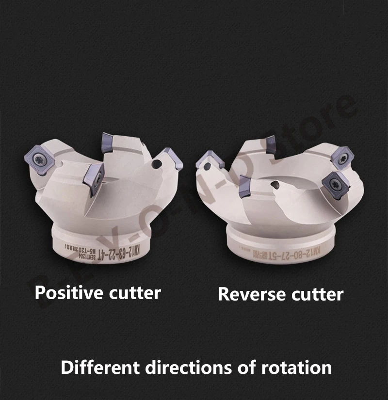 BEYOND 45 Degree KM12 Milling Cutter 50 63 80 100 125 160 200 150 mm Face Mill Cutter Head 4T-10T Lathe CNC Tool use SEHT1204