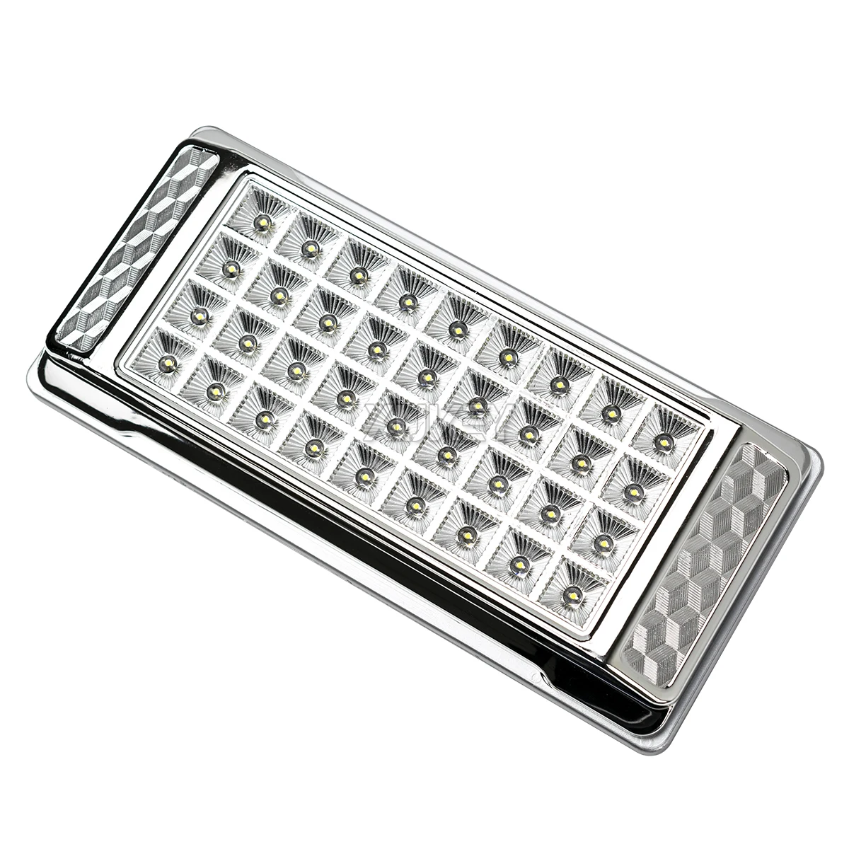 New Upgrade 36LED Super Bright Light Bar Chrome Plated Car Caravan Sailboat Trailer Cabin Camper Home Work Awning Porch Light 5W