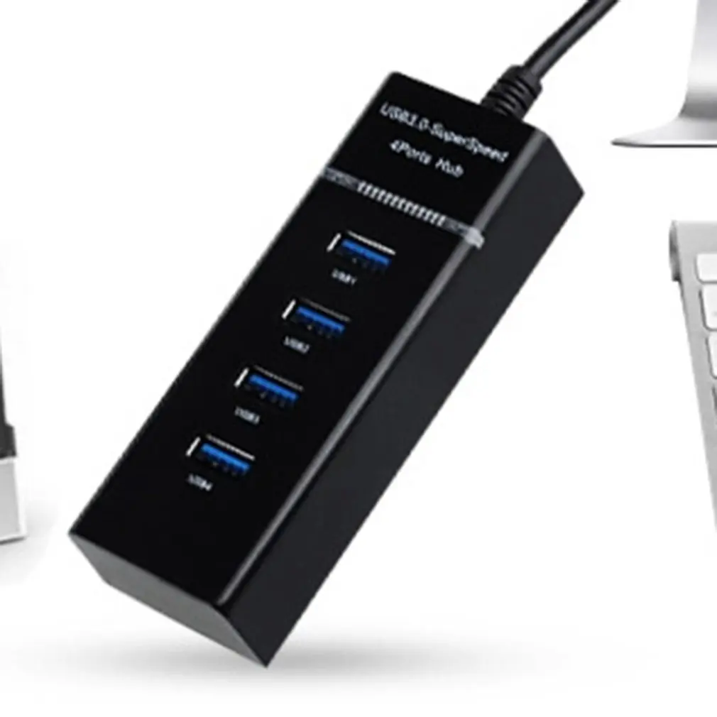 4 Ports USB 3.0 HUB Splitter High Speed Multi Splitter USB Adapter Expander Cable For Desktop PC Laptop Adapter USB HUB