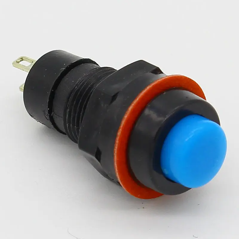 6pcs Self-locking Push Button Switch 10mm