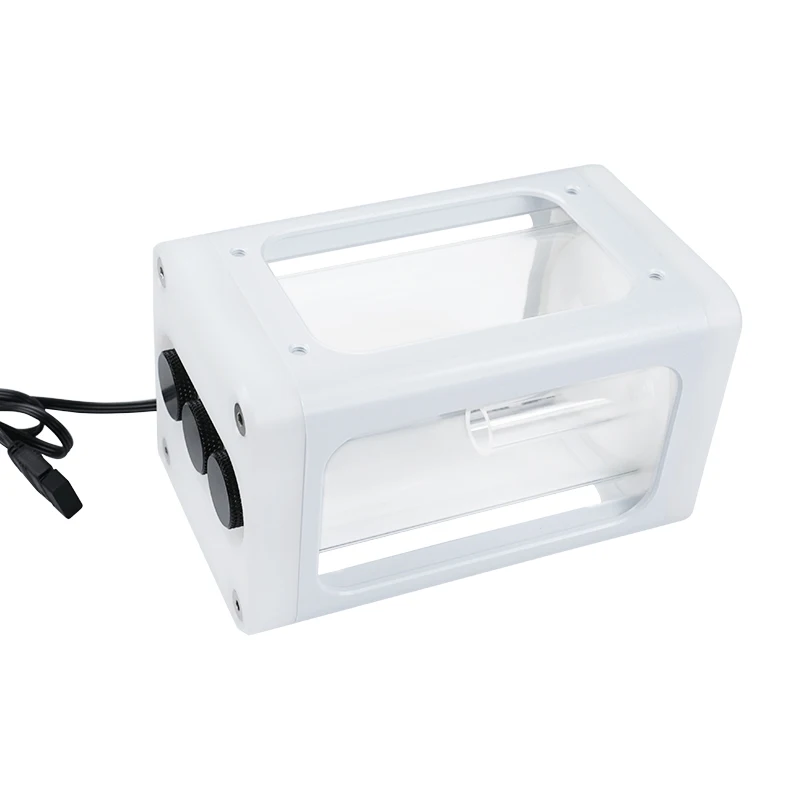IceManCooler 120MM PC Water Cooling Tank,Computer Case Reservoir,Water Tank ARGB 5V 3PIN,Cooler Container,Black,White,ICE-RX7