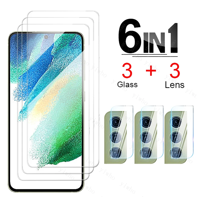 Protective Glass for Samsung Galaxy s21 fe 5g SM-G990B SM-G990B/DS Screen Protectors camera lens Tempered Glass s 21 s21fe 2021