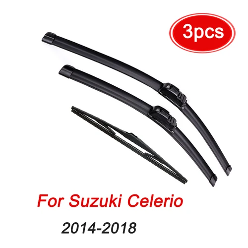 Limpiaparabrisas delantero para Suzuki Celerio, escobillas de ventana de parabrisas, 21 ""+ 14"" + 12 "", 2014-2018