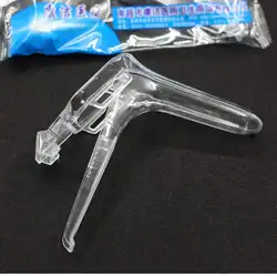 1pcs High transparent vagina observation clip duck beak forceps plastic sterilization gynecological self inspection medicine bro