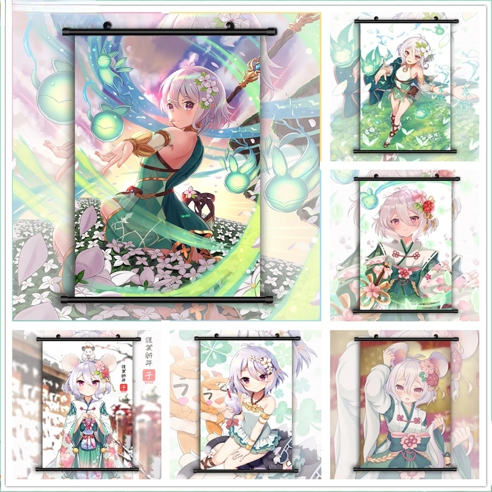 Anime Princess Connect Re Dive Kokkoro Anime Manga Canvas Painting Prints Room Decoration Pictures Living Home Decoration