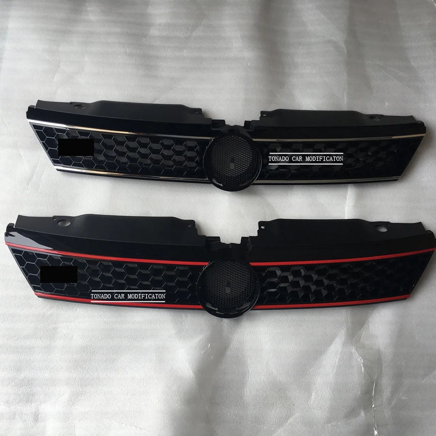 Siatka o strukturze plastra miodu ABS środkowa kratka przedniego zderzaka do volkswagen vw jetta mk6 2011-2014