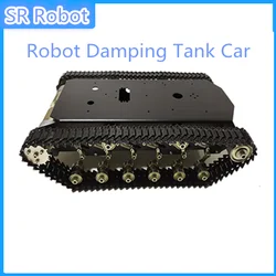 Metal Stainless Steel Shock Absoption Robot Tank Car Chassis Big Load Tracked Damping Crawler With Track/Pedrail For Arduino