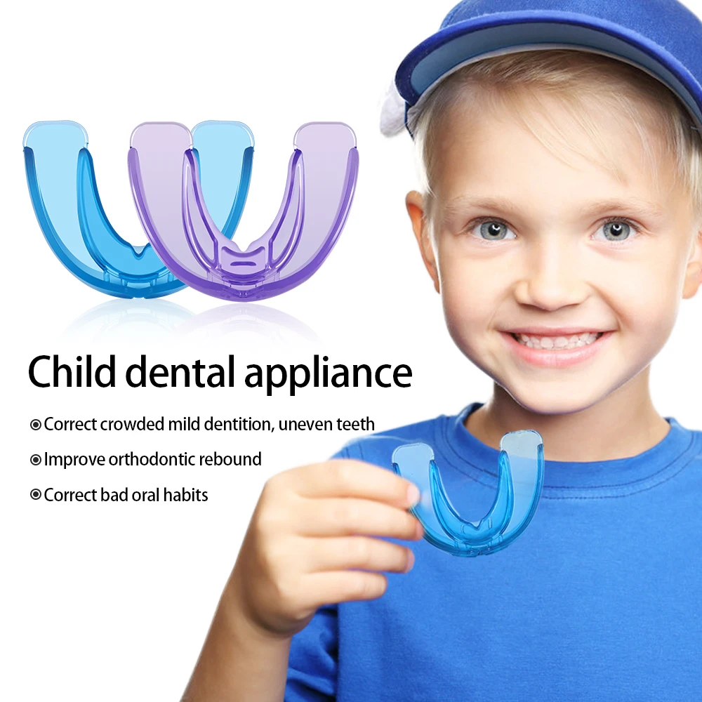 Orthodontic Braces for Children Dental Braces Instanted Silicone Smile Teeth Alignment Trainer Kids Teeth Retainer Mouth Guard