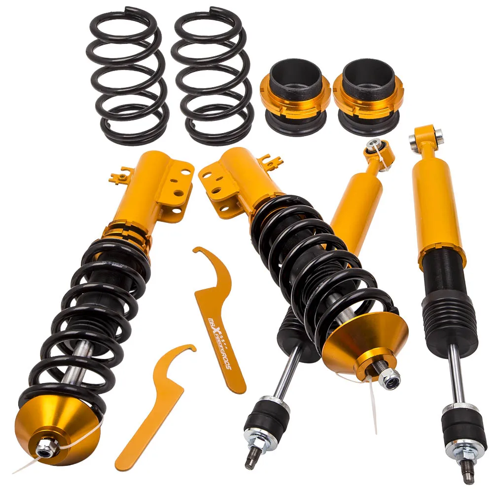 Adjustable Height Coilovers Suspension Shocks Absorbers Kit For Toyota Corolla 03-08 Matrix Coil Spring Shock Struts Adj. Damper