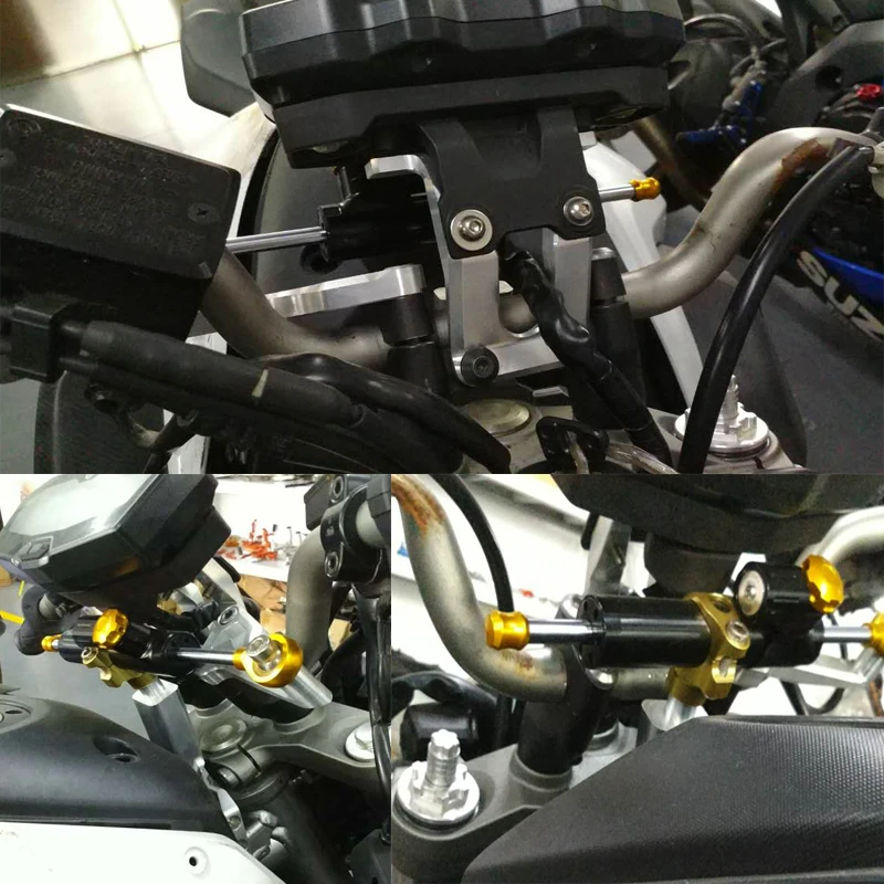 FOR Yamaha MT-07 MT07 MT 07 FZ07 2014 2015 2016 2017 2018 2019 2020 Motorcycle Steering Damper Stabilizer Bracket Mounting Kit