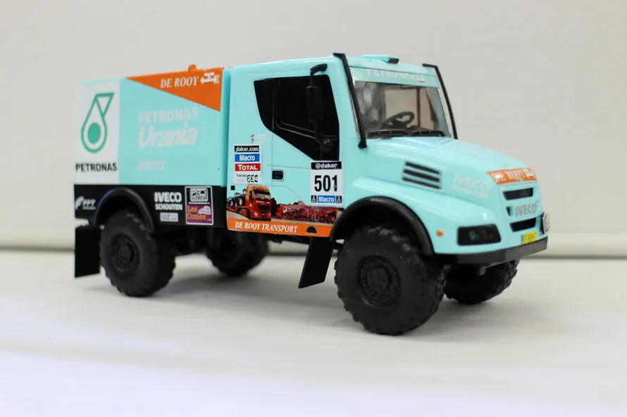 NEW  Collection 1:43 Scale IVEeCOco POWERSTAR 2014 Rally Racing TRUCK Diecast Model For Colllection gift