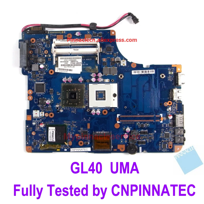 

K000092150 K000078970 K000078980 Motherboard for Toshiba Satellite L550 L555 LA-4982P LA-4981P