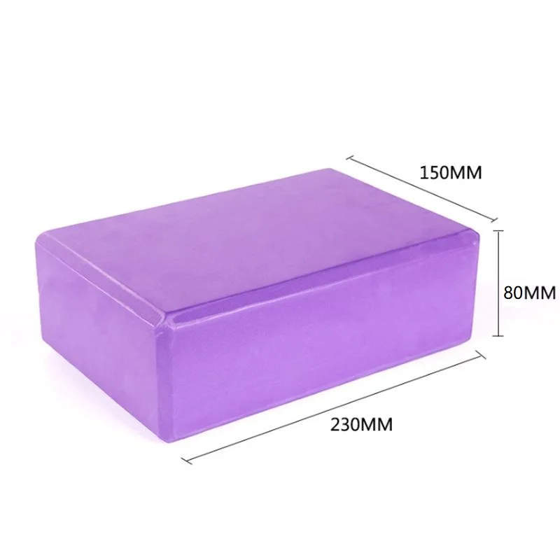 إيفا الصالة الرياضية كتل رغوة الطوب التدريب ممارسة اللياقة البدنية مجموعة أداة اليوغا تعزيز وسادة وسادة تمتد الجسم تشكيل اليوغا كتل