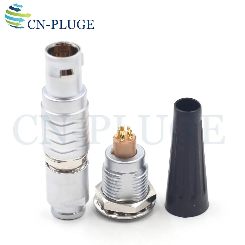 FGG/EGG 1B Connector 2 3 4 5 6 7 8 10 14 16 Pin M12  Electronicos connctor Male Plug female socket Push Pull Fast Connector