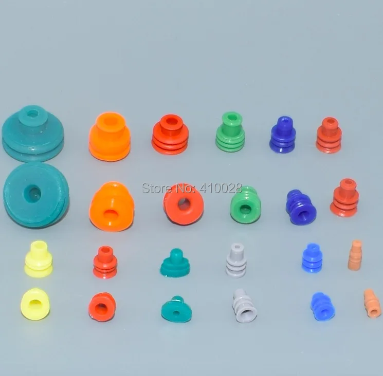 shhworldsea 12TYPE car connector waterproof ring/circle,waterproof plug,solid plug Silicone sheath,seal caps waterproof seals