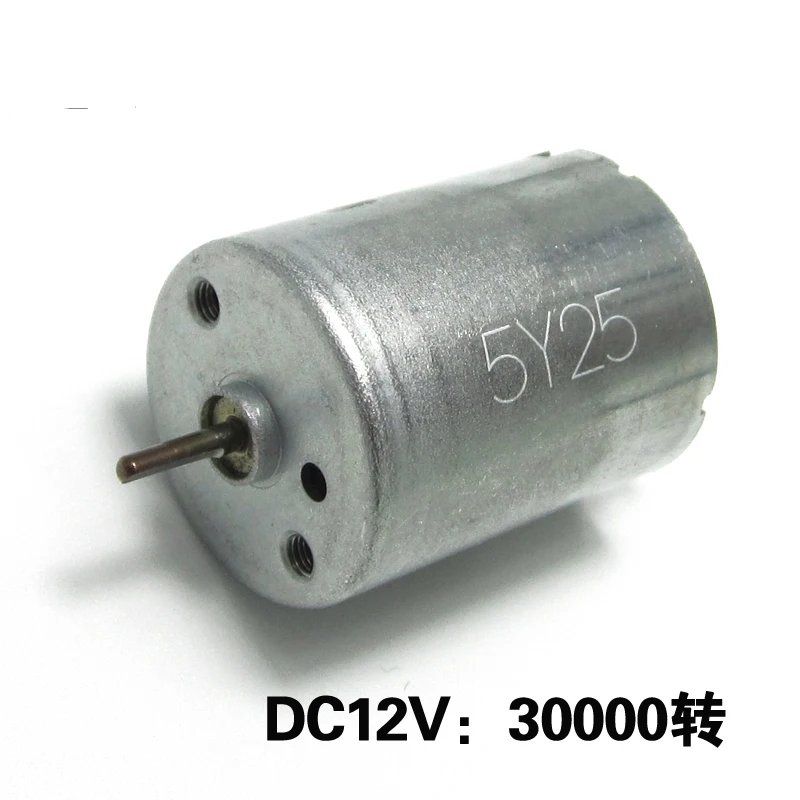

370-3694 Micro DC Motor 6V Carbon Brush Small Motor 12V High Speed 3.7V Rare Earth Magnet