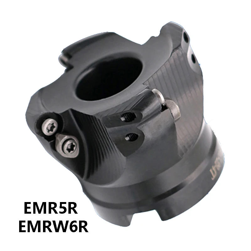 OYYU EMR5R EMRW6R 50 63mm 4 Flute Round Milling Cutter Holder RPMW1003 RPMT1204 Cabride Insert CNC Cutting Machining Center Tool