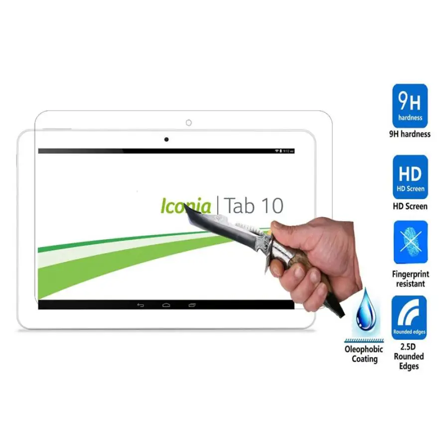 Premium Tempered Glass Screen Protector Film for Acer Iconia Tab One 10 A3 A20 A3-A20 Tablet