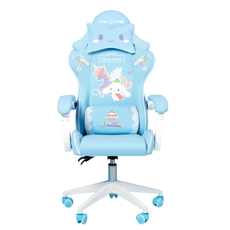 Cartoon Chair WCG Computer Gaming Chair Reclining Armchair cute Internet Cafe Gamer Chair Office Furniture adjustable Chair