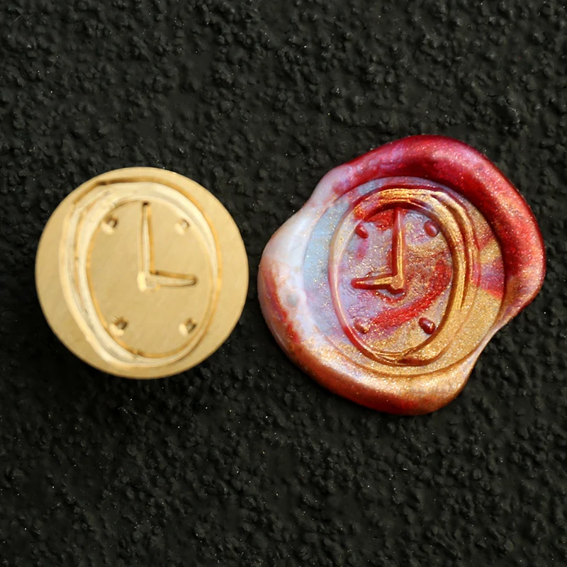 Cute Planet Cloud Wax Seal Wedding Invitation Sealing Wax Stamp Name Letter Piece Decoration Fire Paint Seal Diameter 2.5cm