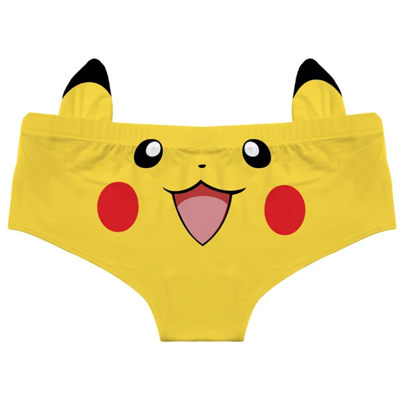 SP&CITY Anime Ear Cartoon Cute Underwear Japanese Cute Sexy Lingerie Seamless Panties For Women Low Waist Breathable Briefs