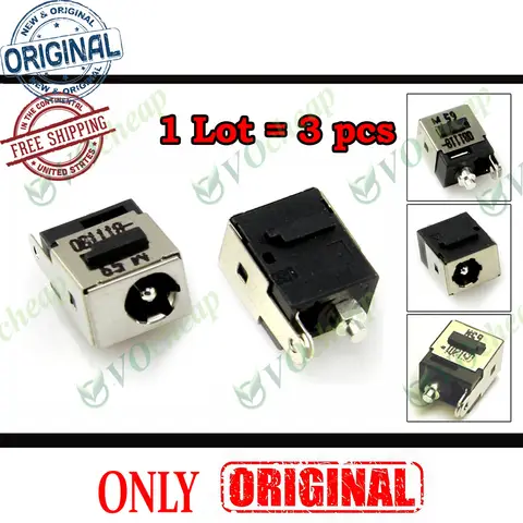 HP 파빌리온용 노트북 DC 전원 잭, 충전 포트 소켓 커넥터-PJ027, dv5000, dv8000, C300, C500, V5000, 65W, 3.5A, 3 개 Best5 HP 파빌리온용 노트북 DC 전원 잭, 충전 포트 소켓 커넥터-PJ027, dv5000, dv8000, C300, C500, V5000, 65W, 3.5A, 3 개 Best5