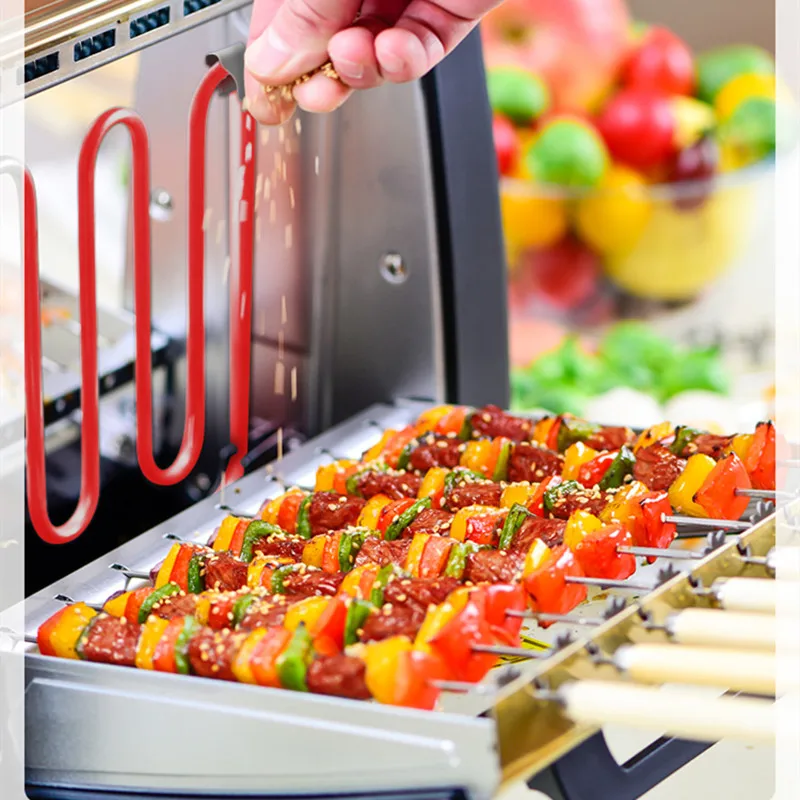 Barbecue Grill Electric Oven Household Smoke-free Non Stick Electric Baking Pan Grill Skewers