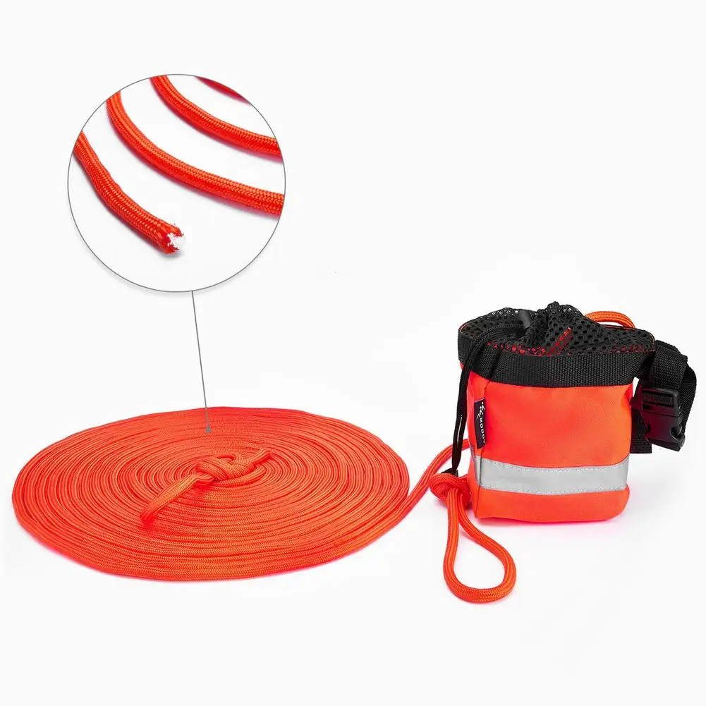 15/30M Reflective Water Floating Life Line Rescue Throw Rope Safety Bag Water Sports Kayaking Boating Rafting Accessessories