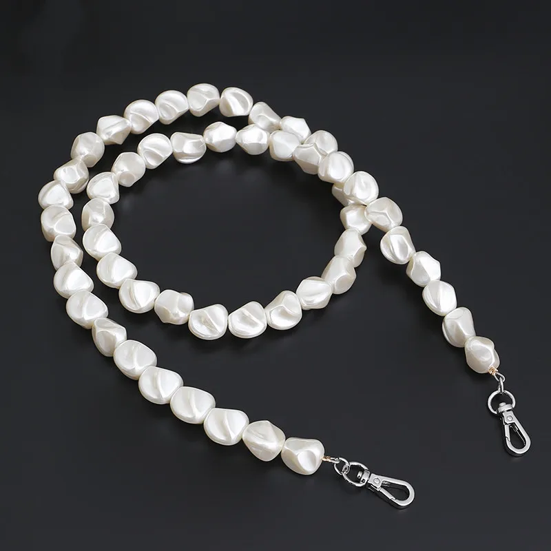 

Shell Pearl White Handmade Nice Fashion Women Bag Straps Chain for Handbag Chains Handbag Obag Handles WholesaleWomen Bags Belt