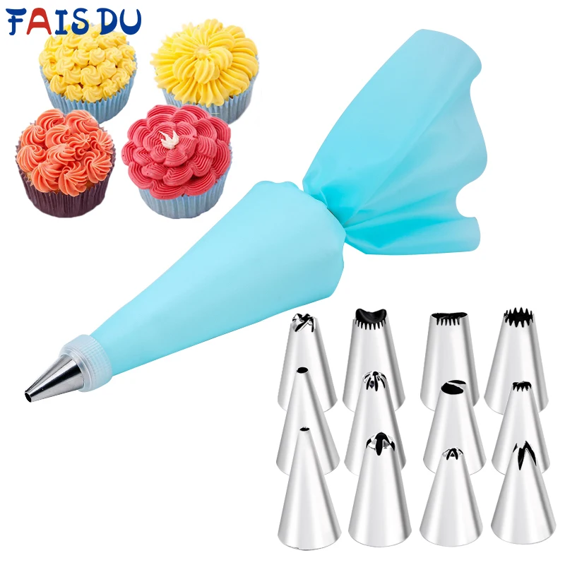 Cream Nozzles Pastry Tools Accessories For Pastry Bag Kitchen Bakery Cupcake Desserts Confectionery Cake Decorating Tools