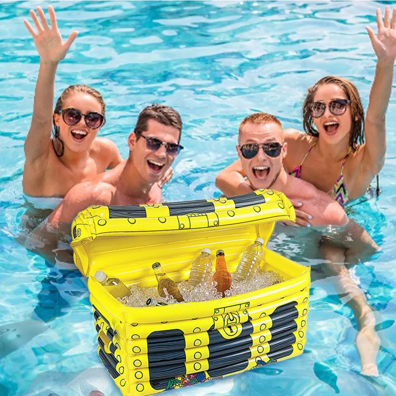 Inflatable treasure box ice bucket bar KTV treasure box iced ice basin holiday party beverage fruit iced bucket