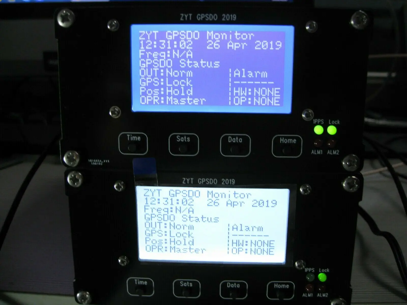 Upgraded version SAM STP 2878 ZYT-GPSDO-3 LCD 10MHz 1PPS OCXO GPS Disciplined Oscillator