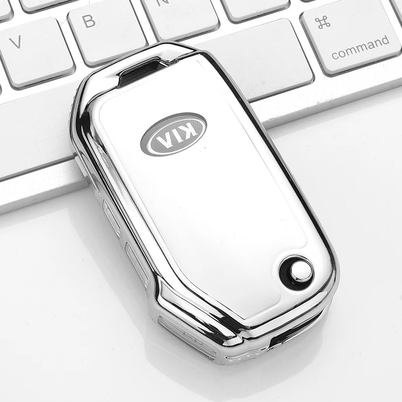 Soft TPU Car Remote Key Case Cover Protective Shell Fob For KIA Sportage R GT Stinger GT Sorento Ceed CD Cerato Forte 2018 2019