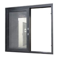 Double glazed aluminum sliding window aluminium windows