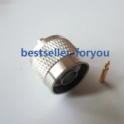 RF Coaxial N Type Male RF Connector Solder For Semi Rigid.141