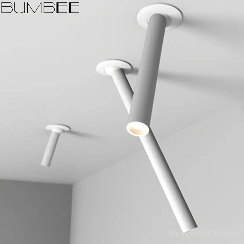 Modern LED Ceiling Light Diameter Home Lighting  Kitchen Company Tube Lamp Dining Room Bar Counter Shop Led Light Fixtures