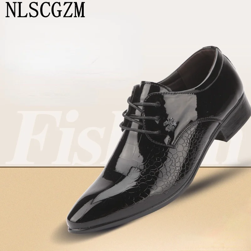 Official Shoes for Men Office 2024 Suit Shoes for Men Coiffeur Sepatu Italiano Wedding Dress Oxford Shoes for Men Patent Leather