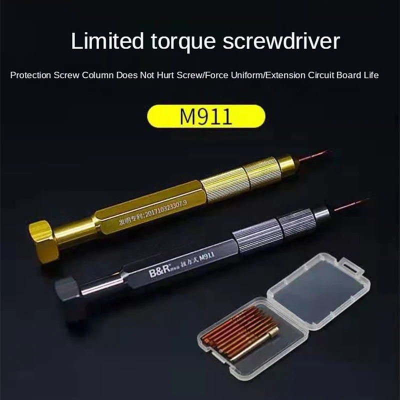 

The Laster B&R M911 Limited Torque Screwdriver Bit Detachable Screwdriver Tool Is Suitable For Mobile Phone Repair Tools