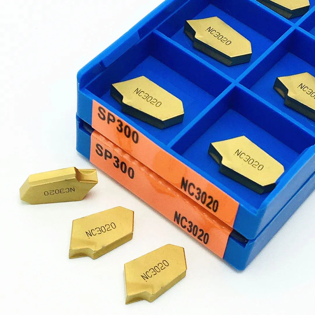 10 pz strumento di scanalatura SP300 PC9030 SP300 SP200 SP400 PC9030 NC3020 NC3030 nuovo utensile per tornitura di metalli in metallo duro