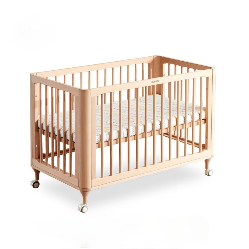 TT Crib Stitching Bed Bed Solid Wood Removable Newborn Children's Bed Multi-Functional Babies' Bed BB Bed