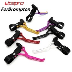 Litepro UltraLight Brake Levers 22.2mm For BYA412 For Brompton Folding Bike Caliper Brake Lever Aluminum Alloy CNC