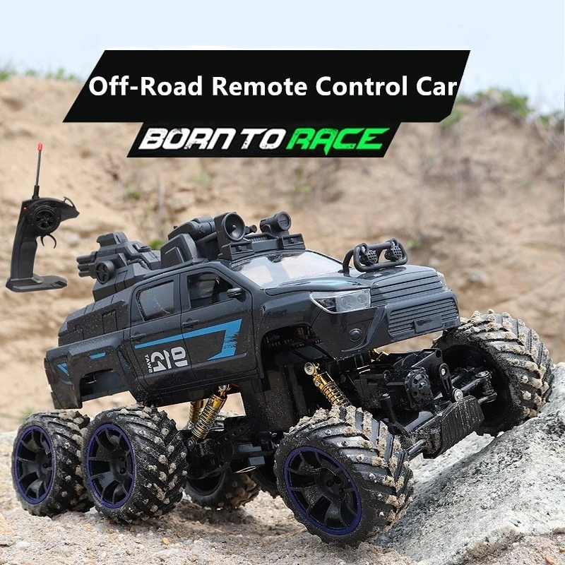 6WD Wireless Large Off-Road Car 45 gradi Climbing 2.4G telecomando Rock Crawler Anti-Crash Electric Racing RC Car Kid Toy