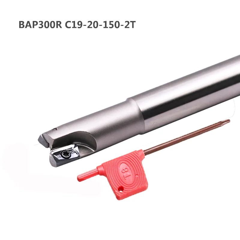 1pc BAP300R C19 20 150 2T  Milling Cutter Holder Square Shoulder Roughing Pocket CNC Lathe Cutter Tool Face Mill for APMT1135