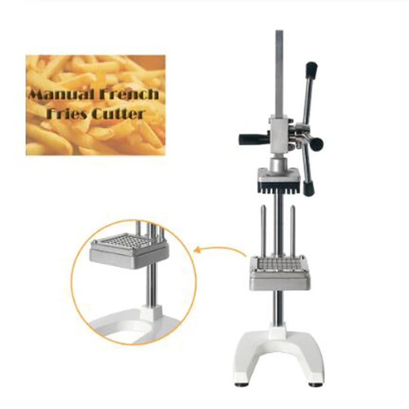 Vertical Manual French Fries Cutting Machine Potato Vegetable Cutter Commercial Kitchen Potato Chipper Accessories